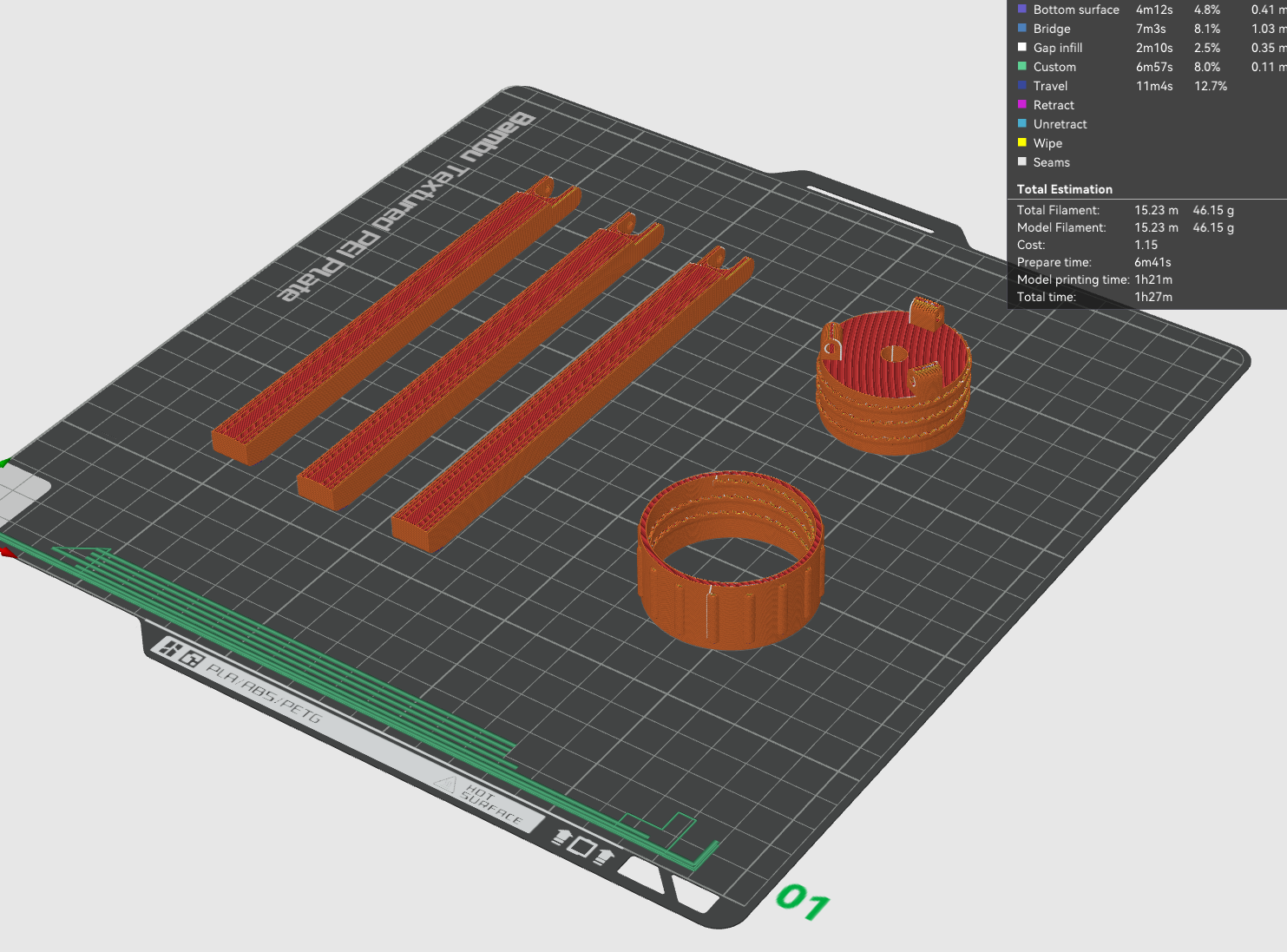 Final assembly detail